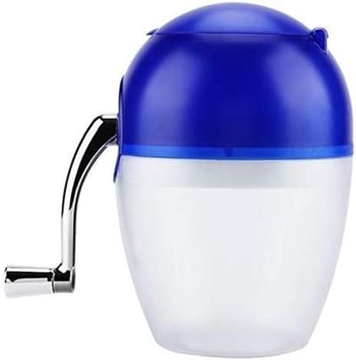 Handmatige ijscrusher - Ijs schaafmachine - Koude drankjes maken - Geen stroom nodig - 650 ml container - Wit