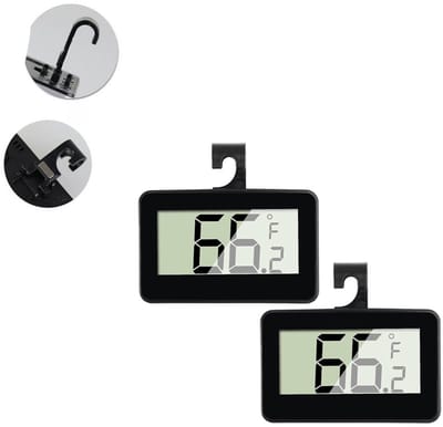 thermometer-koelkast thermometer-vriezer thermometer-diepvriesthermometer-koelkast thermometer digitaal-koelkastthermometer nauwkeurig-koelkastthermometer digitaal-koelkast thermometer draadloos- Keukenthermometer-voor koelkast en vriezer-CR2032-batt