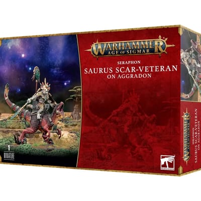 Seraphon Saurus Scar-Veteran on Aggradon
