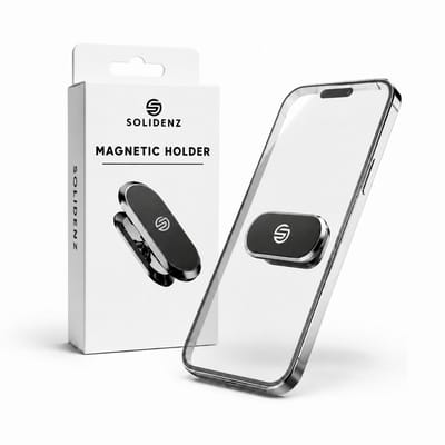 Magnetische Telefoonhouder Voor in de Auto of Elders - Universeel - Dashboard Autohouder - Ook voor Thuis - Magnetisch Solidenz