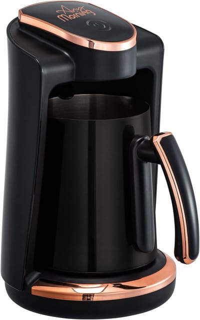 Koffiezetapparaat - Turkse Koffie - Authentiek Koffie Zetten - Automatische Uitschakeling - 4 Koppen - Zwart