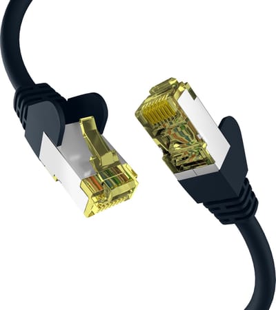 EFB-Elektronik CAT6a BLACK 0,50m patchkabel S/FTP PIMF