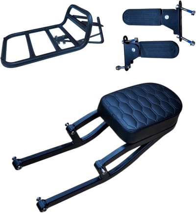 Combo Deal V20 (Pro) Accessoires - Achterzitje - Voorrekje - Voetsteuntjes