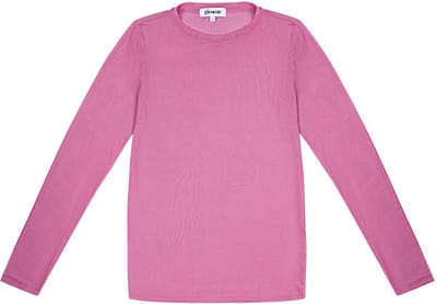 Gimme - Transparent Shirt Love Glow – Transparante Top – Modieus Doorschijnend Shirt met Speelse Flair - Roze - Maat S