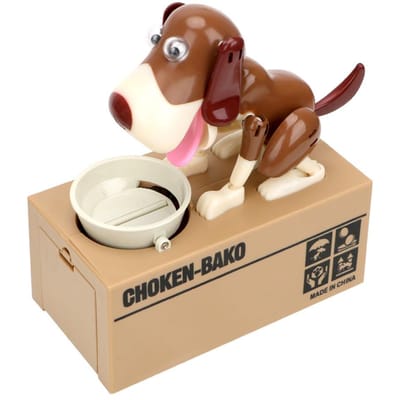 Elektronische Spaarpotten Plastic Kinder Cadeau Cartoon Robot Hond Steelt Munt Spaarpot Geautomatiseerde Geldboxen Geld Spaardoos