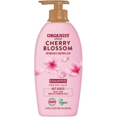 Organist Elastine Cherry Blossom Shampoo 750ml | Koreaanse Vochtshampoo voor Zacht Haar & Bloeiende Geur 750ml