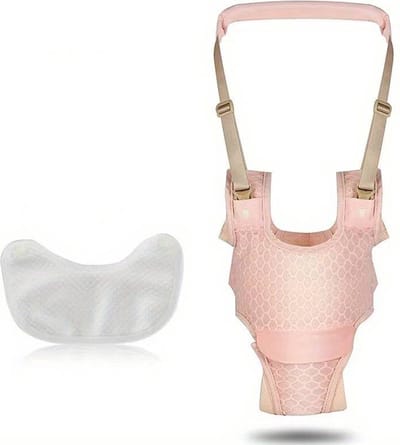 DW4Trading Verstelbaar Baby Leren Lopen Harnas met Handvat Roze - Kind Veiligheidsharnas - Jumper Geschikt Vanaf 7-24 Maanden