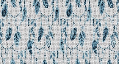 Fotobehang FeatherPuzzle3 DD117600 A.S. Création Atelier 47 | Fotobehang online webshop