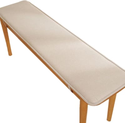 Bankkussen - Zitkussen - Terras Meubilair - Antislip Ontwerp - 40 x 150 cm - Donkergrijs
