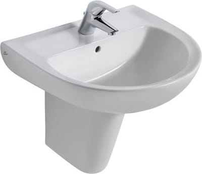 Ideal Standard Eurovit - Wastafel 60x47 cm, met overloop, kraangat, wit W332301