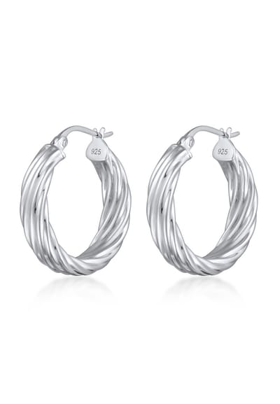 Elli Dames Oorbellen Damen Twisted Look 925 Sterling Silber