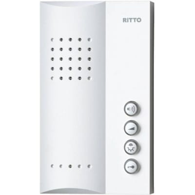 Ritto by Schneider Binnenunit voor Binnenunit (audio) voor deurintercom Kabelgebonden Wit