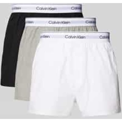 Boxershort met elastische logoband in een set van 3 stuks
