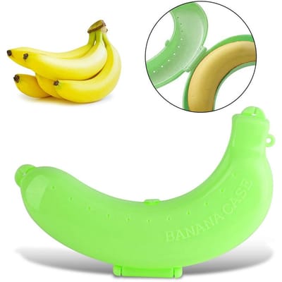 Schattige 3 Kleuren Fruit Banaan Beschermdoos Houder Case Lunchcontainer Opslag Nieuw
