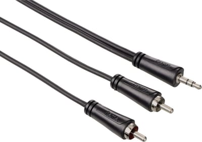 Hama audiokabel 3,5 jack - 2cinch stereo 1,5m, 1ster