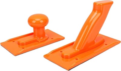 Houtbewerking Duwstok - Veiligheidshulpmiddel - Veilig Zagen - Slijtvast ABS - 2 stuks - Oranje