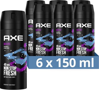 Axe Deospray – Marine 150 ml - 6 stuks