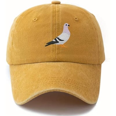 Baseballpet met Duivenprint Voor Zowel Mannen Als Vrouwen, Stijlvol En Eenvoudig Ontwerp Voor Dagelijkse Ontspanning En Buitensporten Adjustable