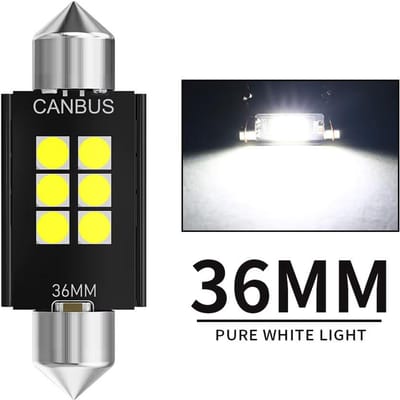 2/10 STUKS 31/36/39/41MM C5W Festoon LED Lamp Canbus 30306SMD 6500K 600LM Wit Auto Interieur Koepel Kaart Kofferbak Kentekenplaat Verlichting 2 PCS