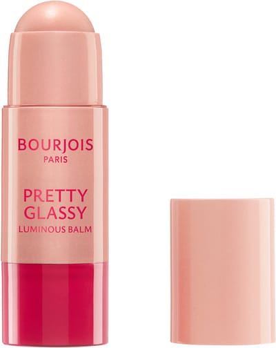 Bourjois Pretty Glassy, Beige Bliss, Heldere balsem, Moeiteloos glazig ‘glow’-effect, Verhelderende balsem, Stralende huid, 5 g