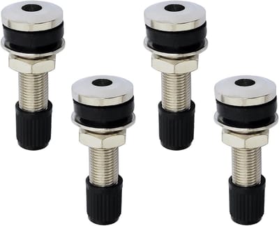 Dailygoods- Ventielen 4x - Universele Tubeless Ventielen - Corrosiebestendig - Eenvoudig te Installeren - Geschikt voor Auto/Motor - Max. Druk 450kpa - Bandventielen