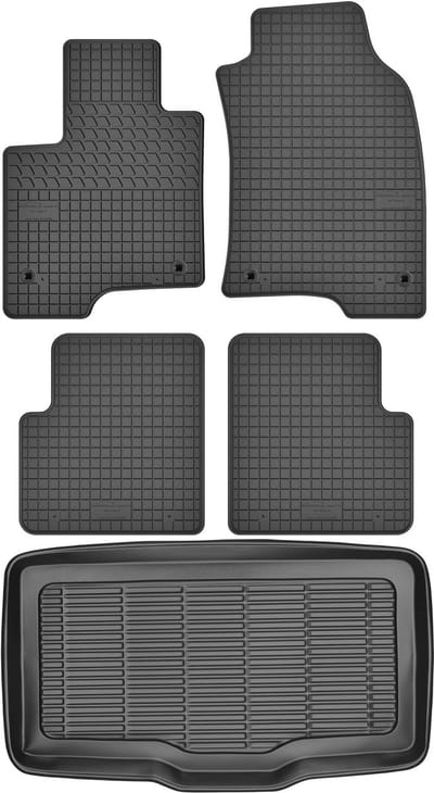 Max-Dywanik Fiat Panda III Hatchback - Bagażnikmat Set - 2012 - Zwart
