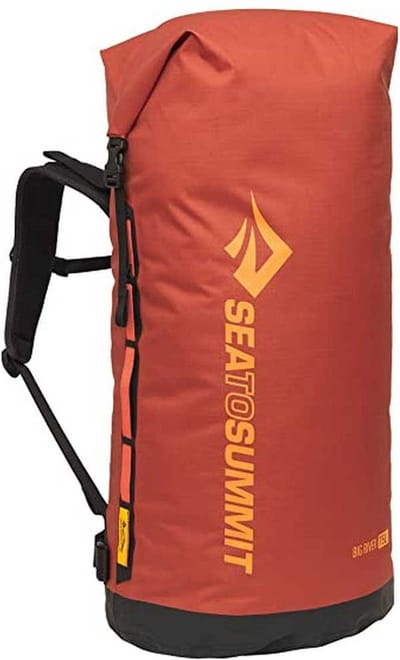 Sea to Summit Toeristische rugzak Rugzak Big River Dry Backpack 75L Picante Terracotta