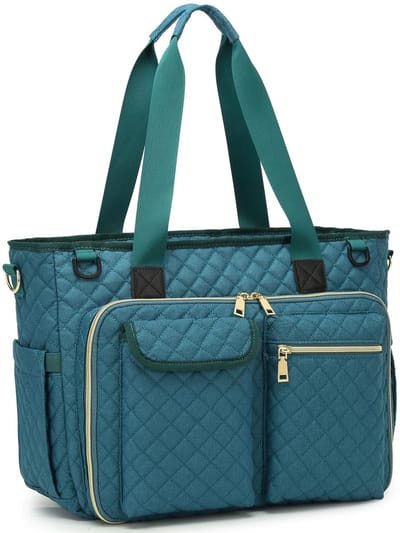 Dailygoods - Dames Werktas met Laptopvak - Grote Leraar Draagtas voor School en Kantoor