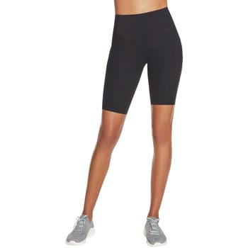Skechers Go Walk High Waisted Bike Short, Vrouwen, Zwart, Shorts, maat: S