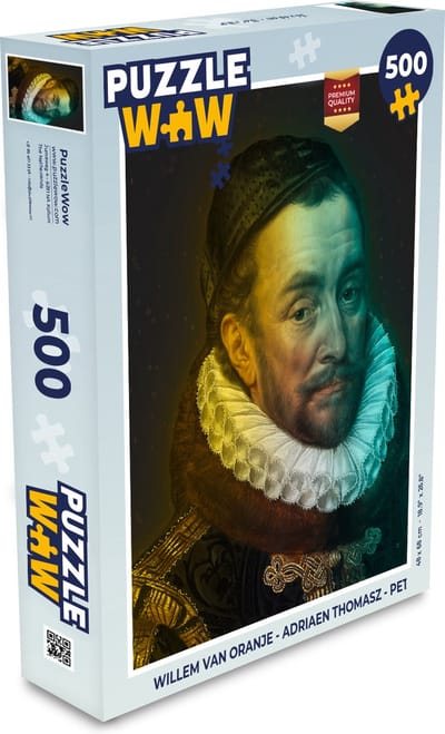 Puzzel Willem van Oranje - Adriaen Thomasz - Pet - Legpuzzel - Puzzel 500 stukjes