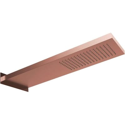 Herzbach DESIGN iX PVD wall-mounted rain shower square 53.7 x 16.5 cm 21.661700.1.39