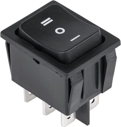ProRide Pulsschakelaar I-O-II - 15A 250V - 20A 125V - RS-223-4C - Zwart