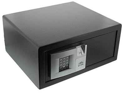 Laptopkluis met elektronisch cijferslot en vingerscan voor optimale beveiliging