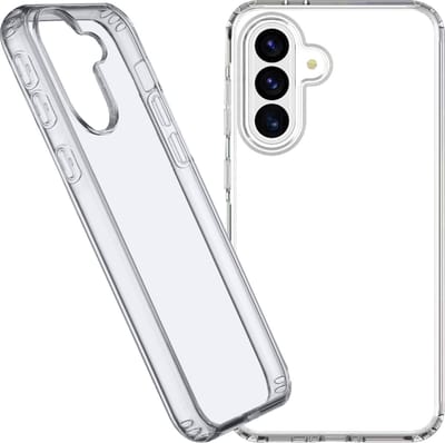 Cellularline Clear Duo Hoesje - Geschikt voor Samsung Galaxy A36 - Transparant & Dual Materiaal - Transparant