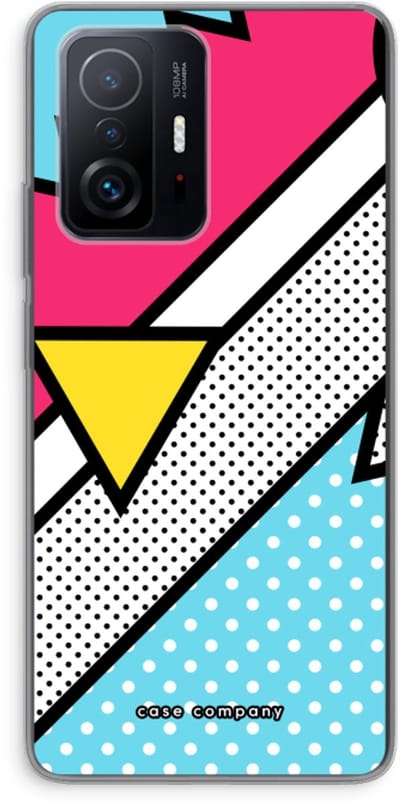 Case Company® - Hoesje geschikt voor Xiaomi 11T hoesje - Pop Art #3 - Soft Cover Telefoonhoesje - Bescherming aan alle Kanten en Schermrand