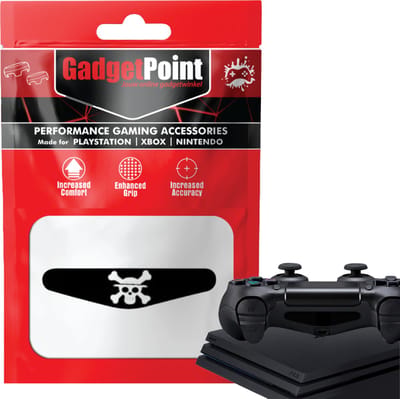 Gadgetpoint - Controller Stickers voor PS4, PlayStation 4 - Performance Gaming Skin - Bescherming Accessoires - Skelet