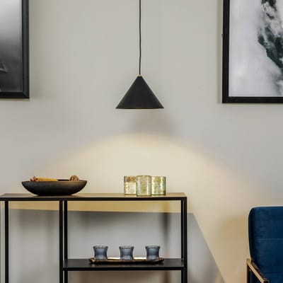 Nowodvorski Lighting Hanglamp Zenith S met metalen kap in zwart