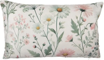 Clayre & Eef Kussenhoes 35x50 cm Beige Polyester