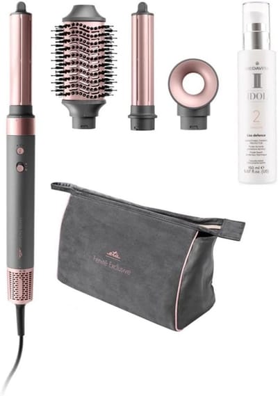 3-in-1 Hetelucht Styler met Coanda-Effect: Föhn, Krultang en Volume Borstel