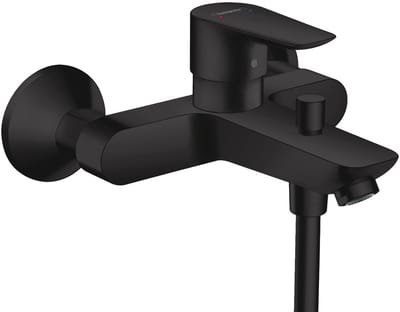 hansgrohe Talis E - Badmengkraan - Opbouw - Ééngreeps bediening - Mat Zwart