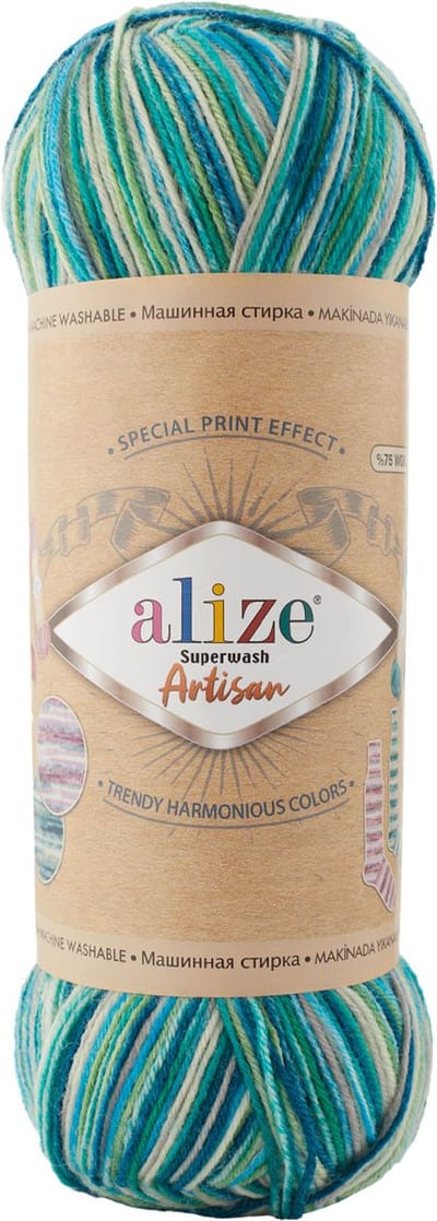 Sokkenwol - Alize Superwash - Artisan 9001
