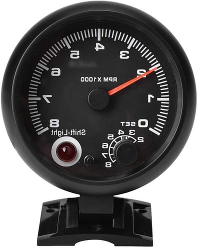 Universele Tachometer 12V 0-8000 rpm voor Dieselvoertuigen met LED Indicator en Schakelaar
