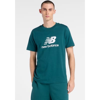 New Balance Sport Essentials Logo T-shirt Medusa Green Taglia: L | T-shirt stampate Outlet | Uomo | Verde