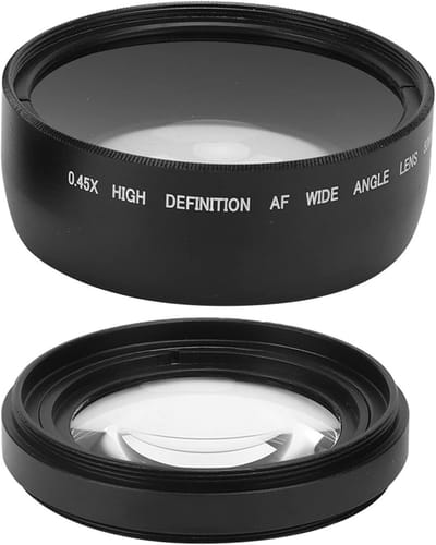 Geavanceerde 0.45x Groothoek Macro Lens voor Landschapsfotografie, Geschikt voor 58mm Camera's, Ideaal voor Natuurfotografie en Close-ups