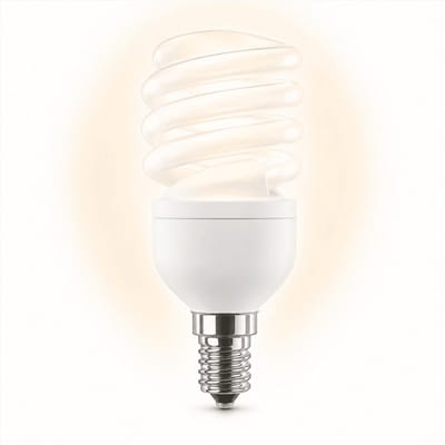 1x Spiraal Spaarlamp E14 - 13W - Daglicht (6400K) - 780 lm - 10 jaar - Niet Dimbaar