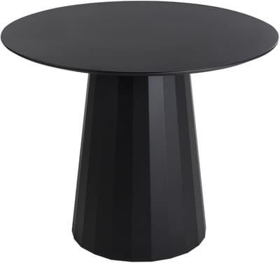 PLATO - Ronde eettafel - Zwart - 100 cm - MDF