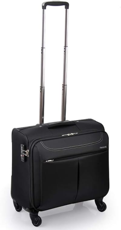 Zakelijke Laptoptas - Handbagage Koffer - Zakelijk Reizen - Waterdichte Oxford Stof - 41 x 21 x 36 cm - Zwart