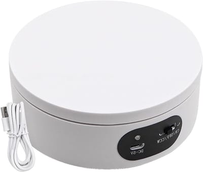 Automatische 360 Graden Rotating Display Stand voor Sieraden en Horloges - Stil en Efficiënt, 12cm