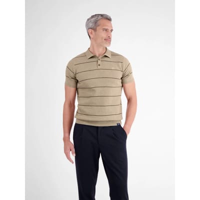 Lerros - Heren Polo - 2675918 - 141 Gravel Beige