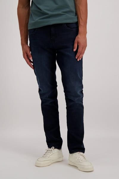 Cars blauwe heren jeans   Rinsewash wassing   Regular fit   5-Pocket zakken   Knoop- en ritssluiting   Regular waist Blauw 28/30